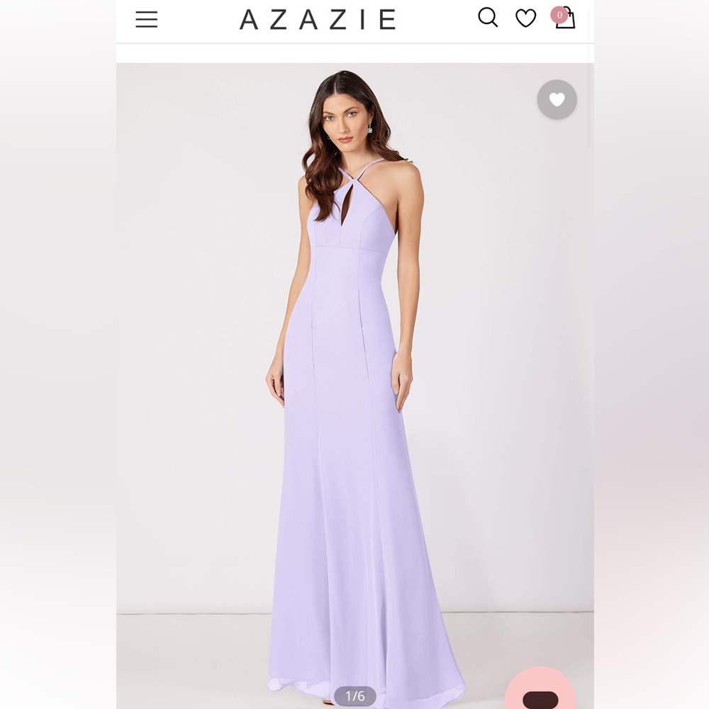 Azazie Lilac Livy Bridesmaid Dress